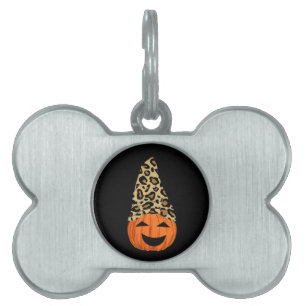 Niedlicher Pumpkin-Gerahmter Pet-Tag Tiermarke