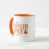 Niedlicher Pumpkin Gewürzsaison Herbstkaffee Tasse (Vorderseite Links)