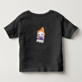 Niedlicher Pumpkin Ghost Boo Happy Halloween Kleinkind T-shirt (Rückseite)