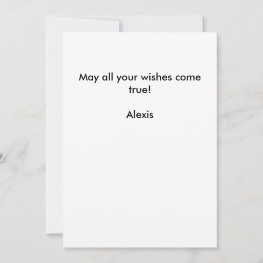 Niedlicher Pumpkin Maple Leaf Herbst glücklich Geb Karte (Rückseite)