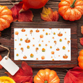 Niedlicher Pumpkin On Way Baby Shower Book for Bab Begleitkarte