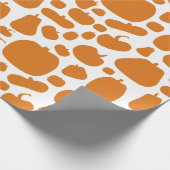 Niedlicher Pumpkin-Patch-Druck Geschenkpapier (Ecke)