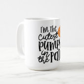 Niedlicher Pumpkin-Patch Kaffeetasse (Vorderseite Links)
