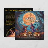 Niedlicher Pumpkin Patch Kids Halloween Einladung (Vorne/Hinten)