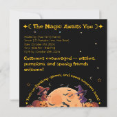 Niedlicher Pumpkin Patch Kids Halloween Einladung (Rückseite)