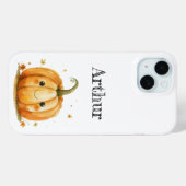 Niedlicher Pumpkin Personalisierten Halloween-Fall Case-Mate iPhone Hülle (Rückseite (Horizontal))