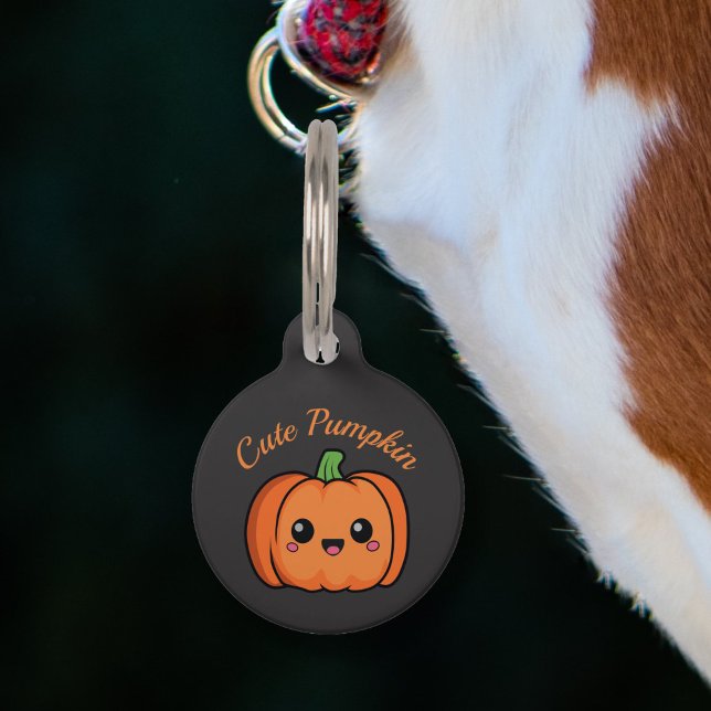 Niedlicher Pumpkin-Pet-Tag Haustiermarke (Cute Pumpkin Pet Tag)