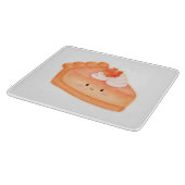 Niedlicher Pumpkin Pie Slice Schneidebrett (Ecke)