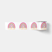 Niedlicher Pumpkin-Regenbogen Satinband (Vorderseite)
