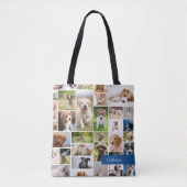 Niedlicher Puppy-Foto-Montage Adorable Hund Tasche (Vorderseite)