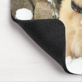 Niedlicher Puppy Labrador Retrieve Mousepad (Ecke)