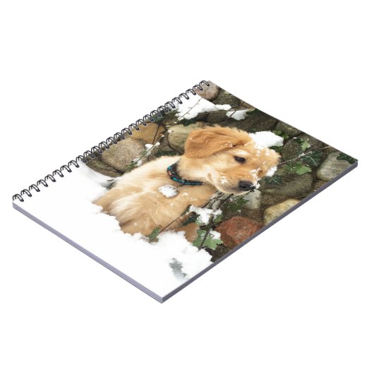 Niedlicher Puppy Labrador Retrieve Notizblock (Linke Seite)