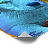 Niedlicher Puppy-Pop Art Poster (Ecke)