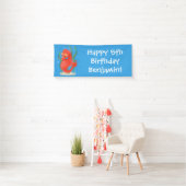 Niedlicher Pygmäen-Seepferd-Cartoon Banner (Insitu)