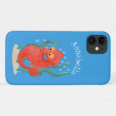 Niedlicher Pygmäen-Seepferd-Cartoon Case-Mate iPhone Hülle (Rückseite (Horizontal))