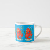 Niedlicher Pygmäen-Seepferd-Cartoon Espressotasse (Rechts)