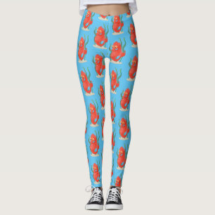 Niedlicher Pygmäen-Seepferd-Cartoon Leggings