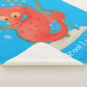 Niedlicher Pygmäen-Seepferd-Cartoon Sherpadecke (3/4)