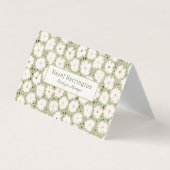 Niedlicher QR-Code für gefaltete Visitenkarten-Whi Visitenkarten (Vorderseite)