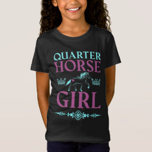 Niedlicher Quarter Horse Girl T - Shirt