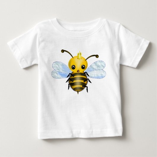 Niedlicher Queen Bee Baby T - Shirt (Vorderseite)