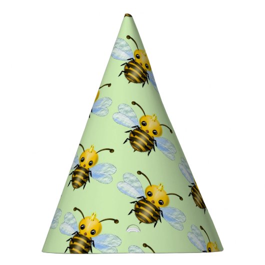 Niedlicher Queen Bee Paper Party Hat Partyhütchen (Rechts)