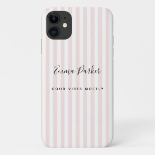 Niedlicher Quirky-Spaß Girl Name Good Vibes Pink S Case-Mate iPhone Hülle