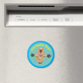 Niedlicher Quokka-Springer-Cartoon Magnet (In Situ (Geschirrspüler))