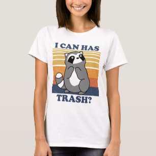 Niedlicher Raccoon, ich kann die lustige Meme abmü T-Shirt