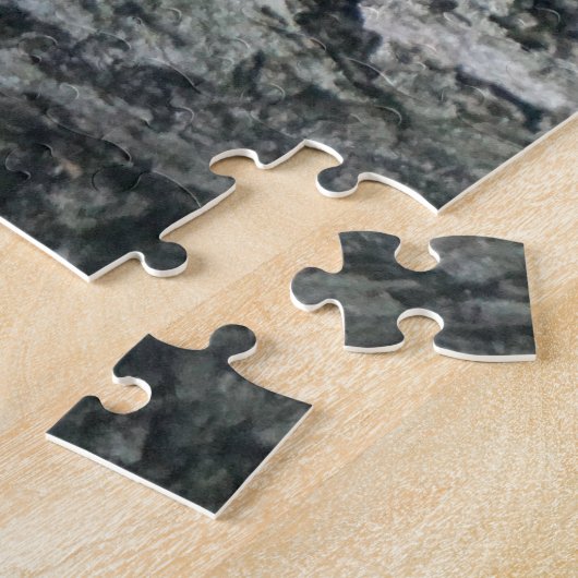 Niedlicher Raccoon-voller Körper im Eichen-Baum Puzzle (Seite)