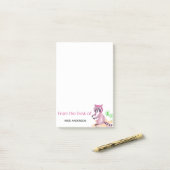 Niedlicher Racoon Post IT Notizen für Lehrer (Auf Schreibtisch)