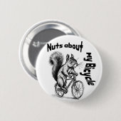 Niedlicher Radfahrer Fahrradspass-Geschenk für das Button (Vorne & Hinten)