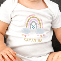 Niedlicher Rainbow Baby Bodysuit