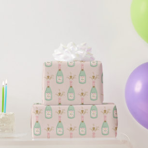 Niedlicher Rainbow-Campagner Geschenkpapier