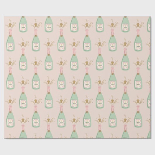 Niedlicher Rainbow-Campagner Geschenkpapier (Flach)