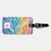 Niedlicher Rainbow-Gepäckträger Gepäckanhänger (Vorderseite horizontal)