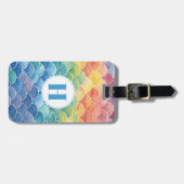 Niedlicher Rainbow-Gepäckträger Gepäckanhänger (Vorderseite horizontal)