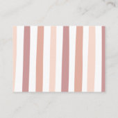 Niedlicher Rainbow Girl Dusche Windeln Windeln Win Begleitkarte (Rückseite)