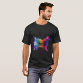 Niedlicher Rainbow-Hund T-Shirt (Vorne ganz)