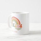 Niedlicher Rainbow-Individuelle Name Kaffeetasse (Vorderseite Links)