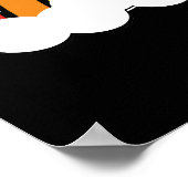 Niedlicher Rainbow-Mops Poster (Ecke)