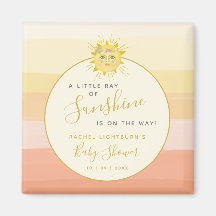 Niedlicher Rainbow Ray of Sunshine Baby Shower
