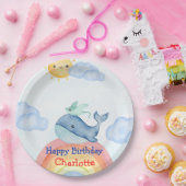 Niedlicher Rainbow-Stechwal Pappteller (Party)