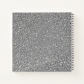 Niedlicher Rainbow Unicorn Sketchbook Skriptname Notizblock (Rückseite)