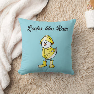 Niedlicher Rainday Chick - Cartoon "Looks like Rai Kissen