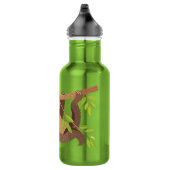 Niedlicher Rand für benutzerdefinierten Text Edelstahlflasche (Rechts)