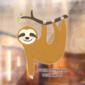 Niedlicher Rand für Text und Farbe Fensteraufkleber (Blatt 2)