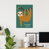 Niedlicher Rand für Text und Farbe Poster (Heimbüro)
