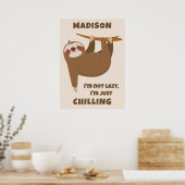 Niedlicher Rand für Text und Farbe Poster (Küche)