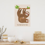 Niedlicher Rand für Text und Farbe Poster (Küche)